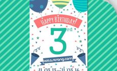 Permalink to Happy 3th Birthday kotaserang.com